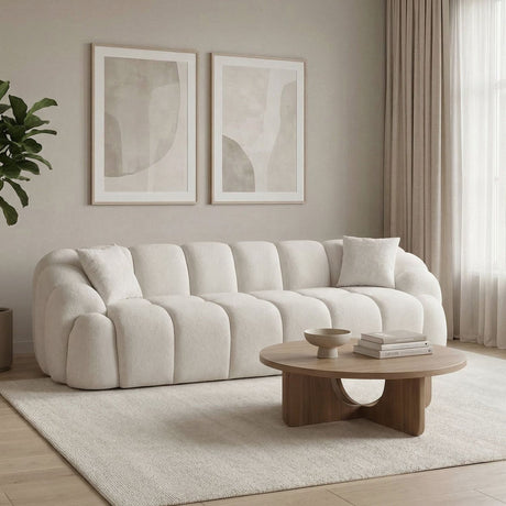 Octavio (268 x 70 x 80 cm) 4-sits soffa Vit