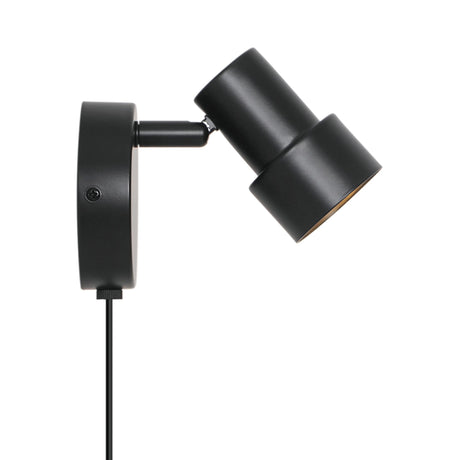 Boston Svart Vägglampa