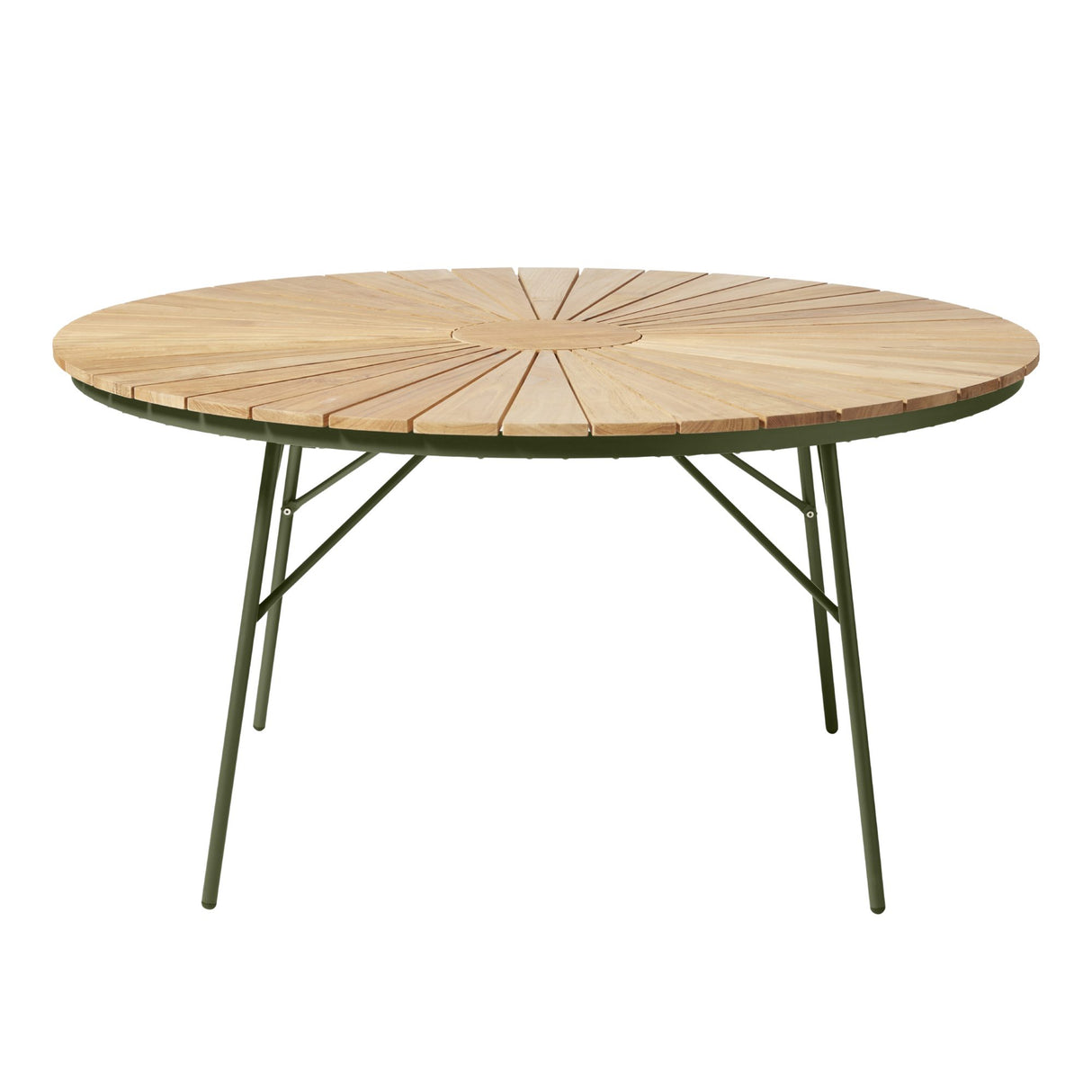 Ellen Trädgårdsbord i Teak och Aluminium 150 cm, Grön