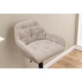 Toulon Barstol Trumpetbas Monza tyg Beige