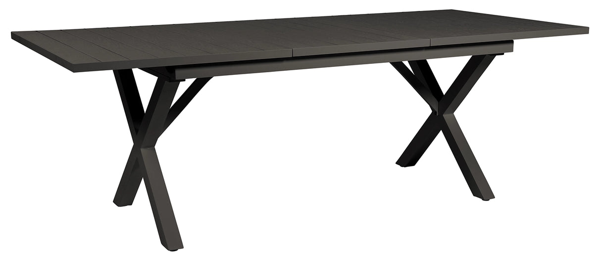 Hillmond Bord 100x160-220 cm Svart