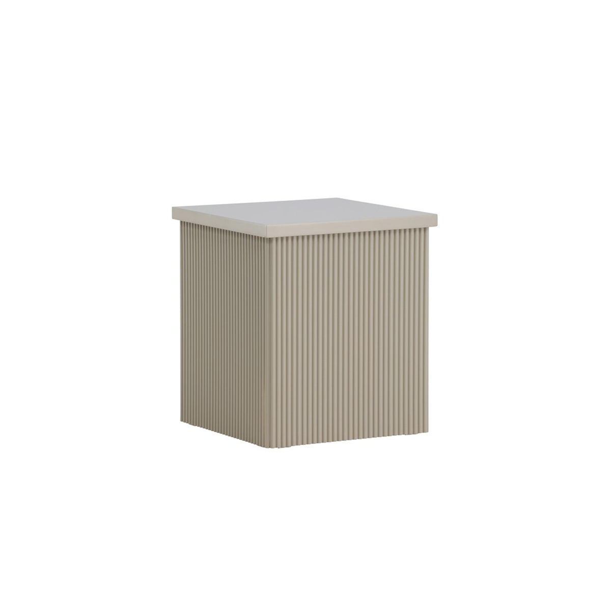 Lenox Sidobord Beige, 40 x 40