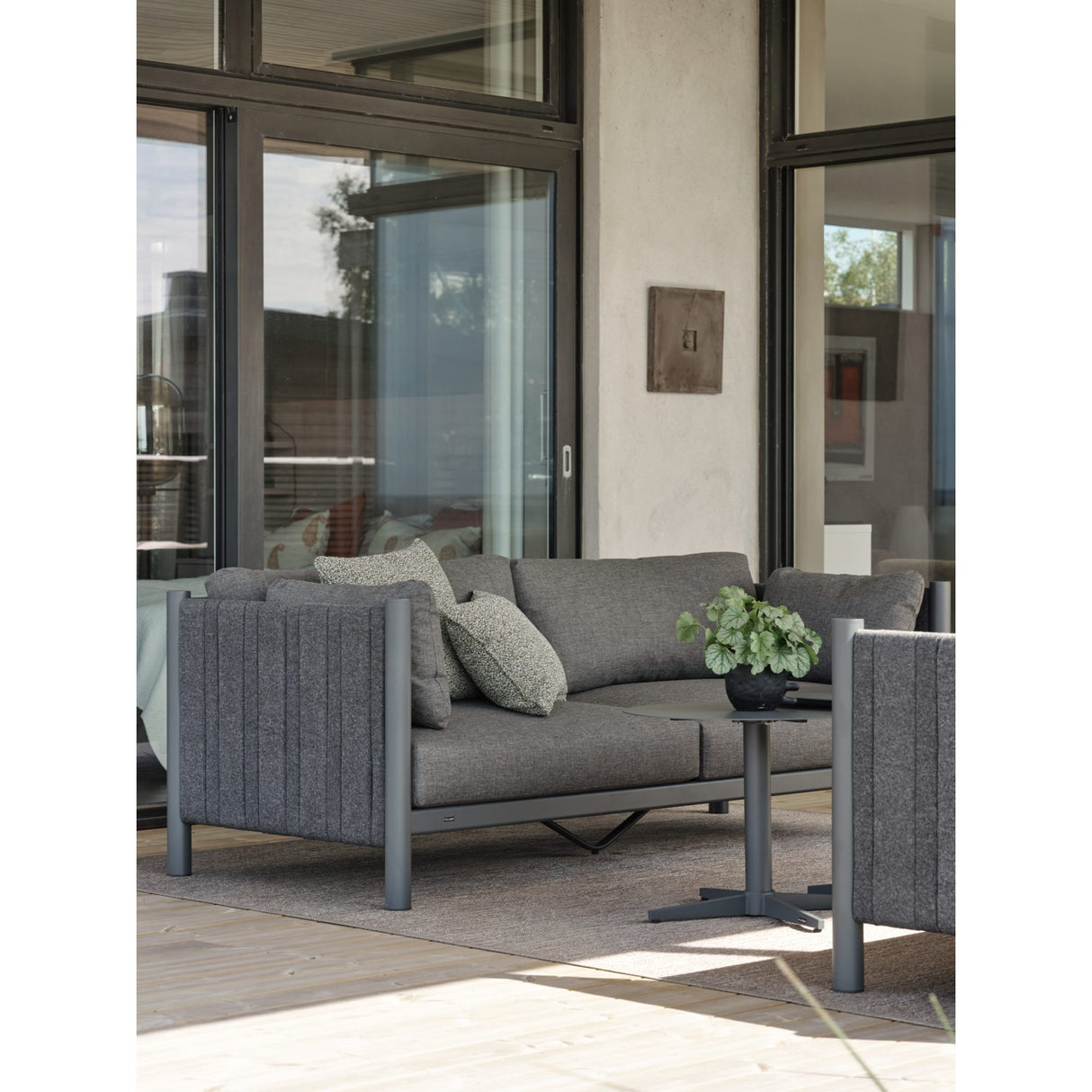Brad 2,5-sits Utesoffa Antracit/Charcoal Grey