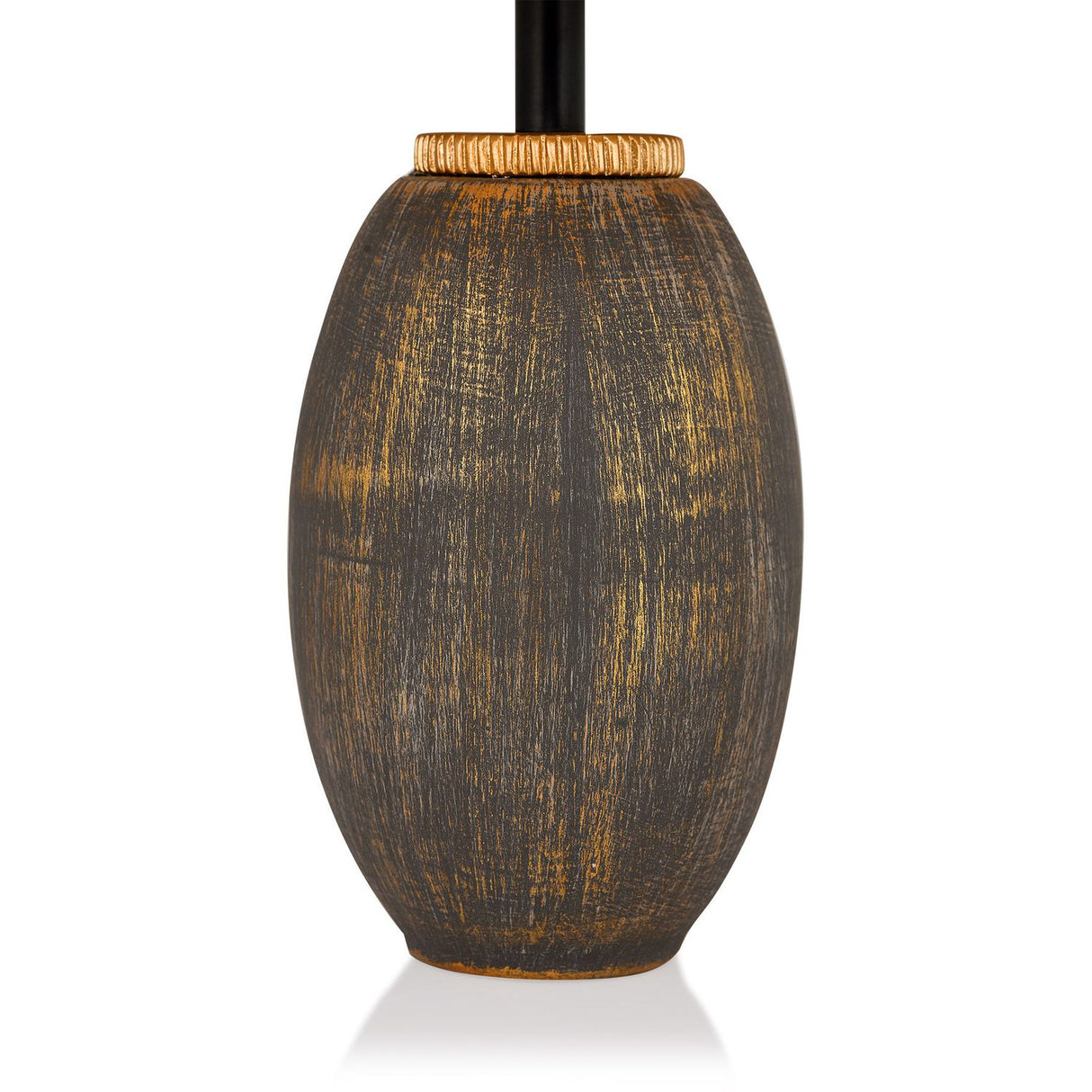 Thimphu (40 x 30 x 40 cm) Brun guld Bordslampa