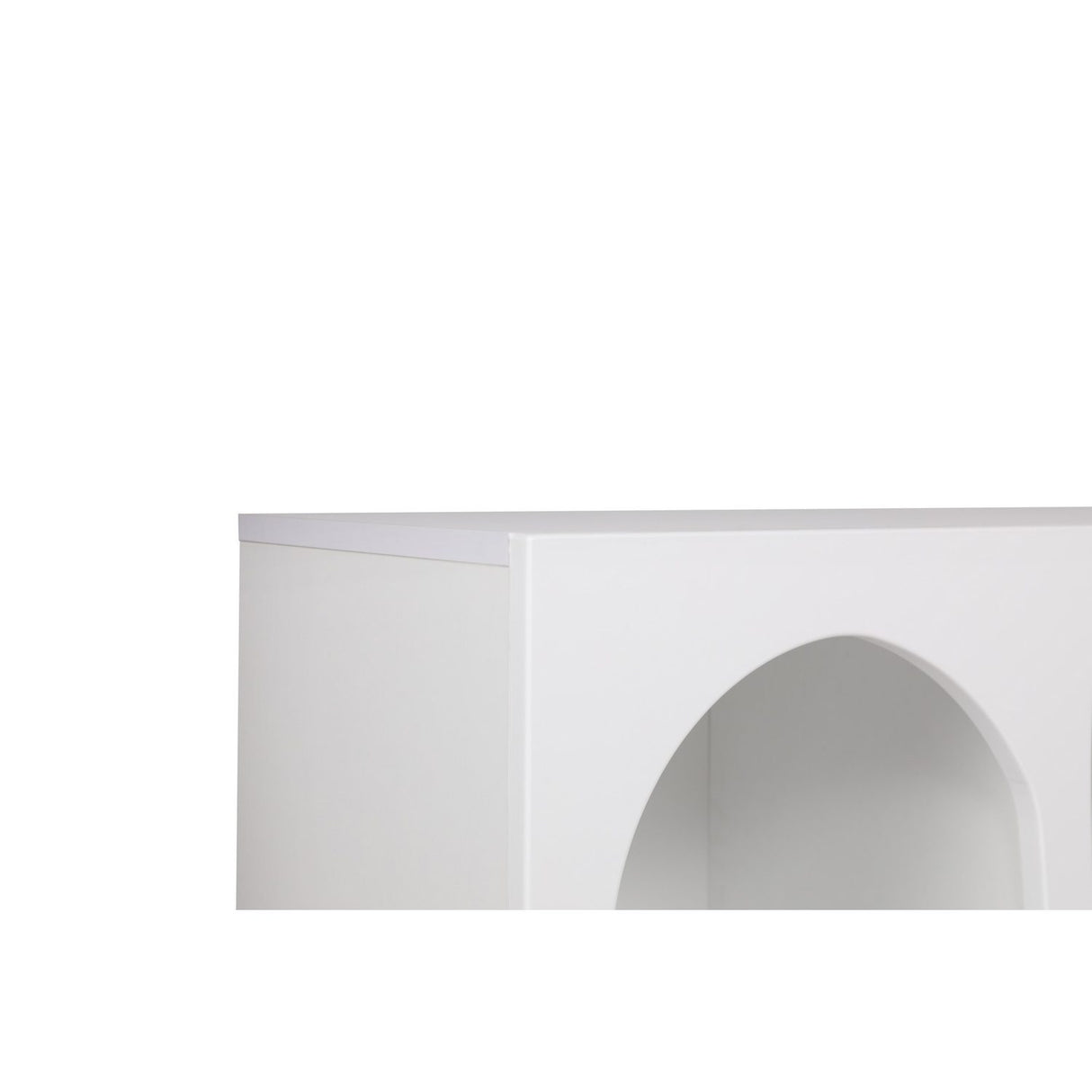 Liva 120 (120 x 74 x 37 cm) Konsol Vit