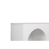 Liva 120 (120 x 74 x 37 cm) Konsol Vit