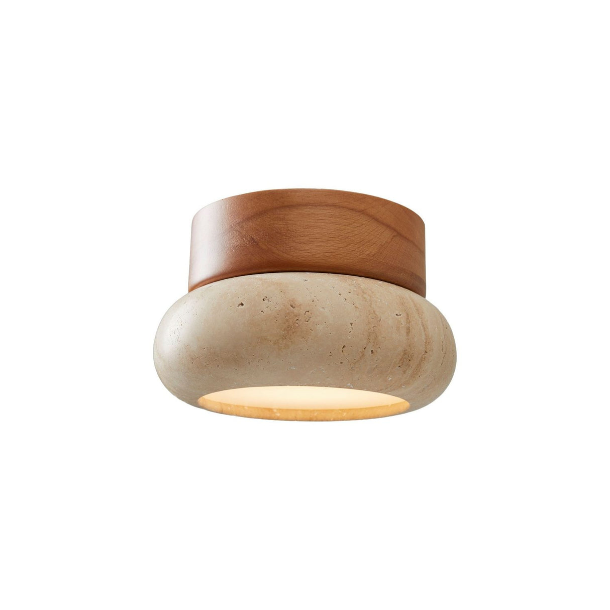 Skopje-S (H 9 cm) Ek beige Vägglampa