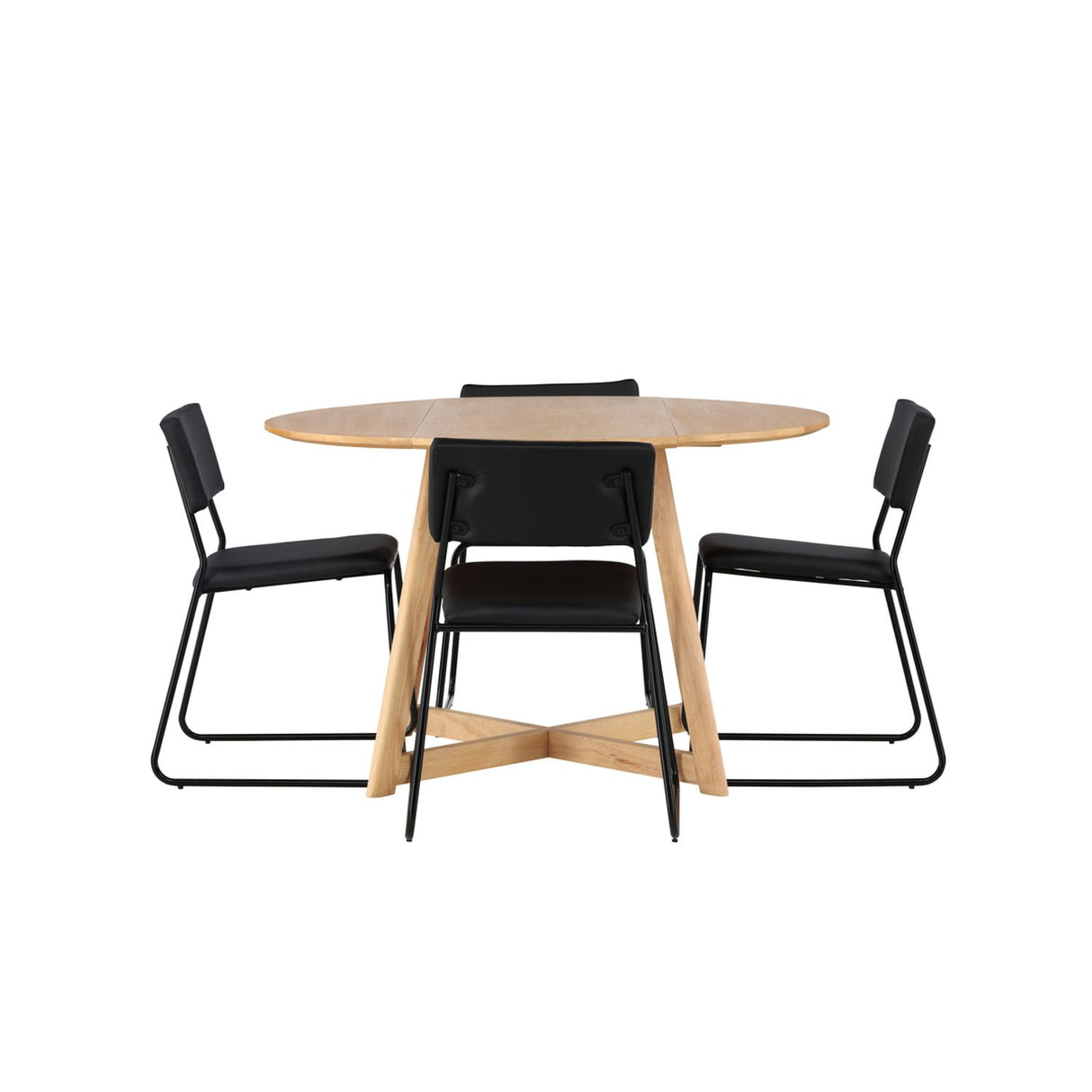 Yakidon, Kenth Rund matgrupp Svart, Brun, ⌀120