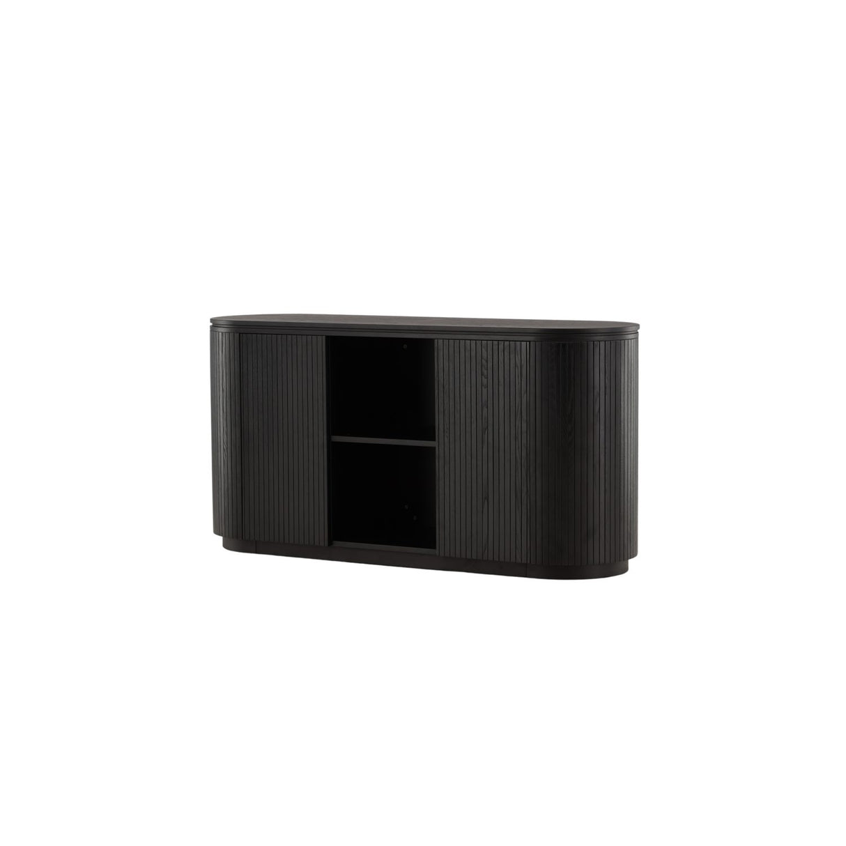 Fjällbacka TV-bänk Black, 48 x 80 x 160