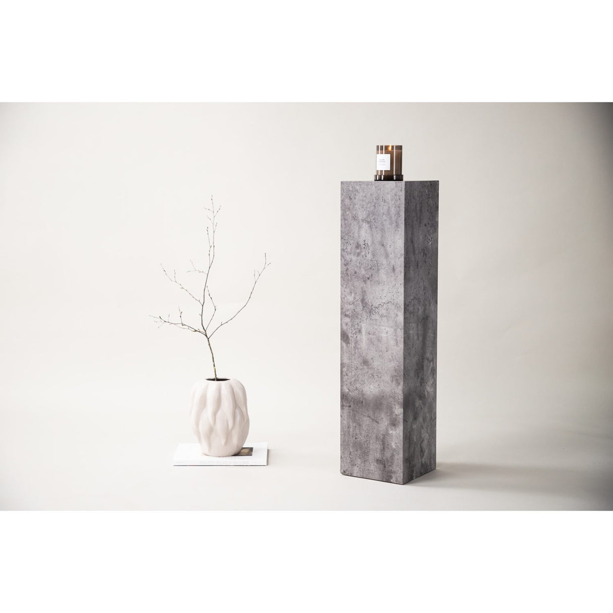 Ramsvik Sidobord Grå, 23 x 23 x 95