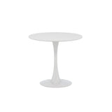 Hamden Runt matbord Vit, 80