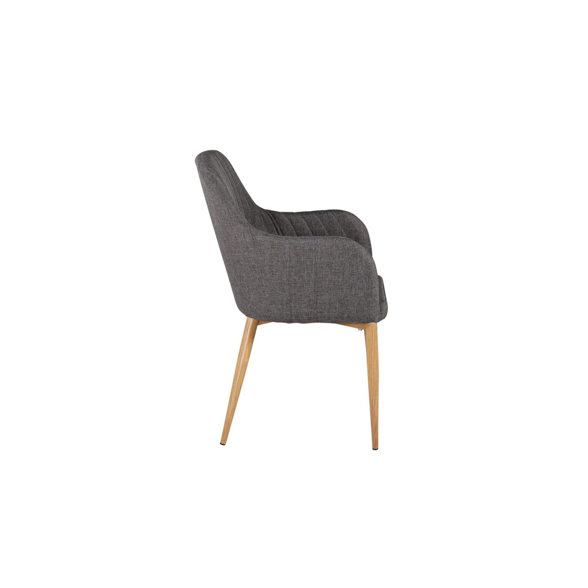 Comfort Matstol Mörkgrå, Polyester