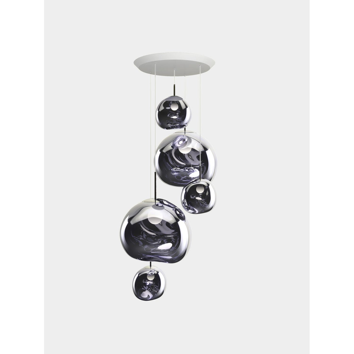 Melt Large Rund Pendelsystem Smoke