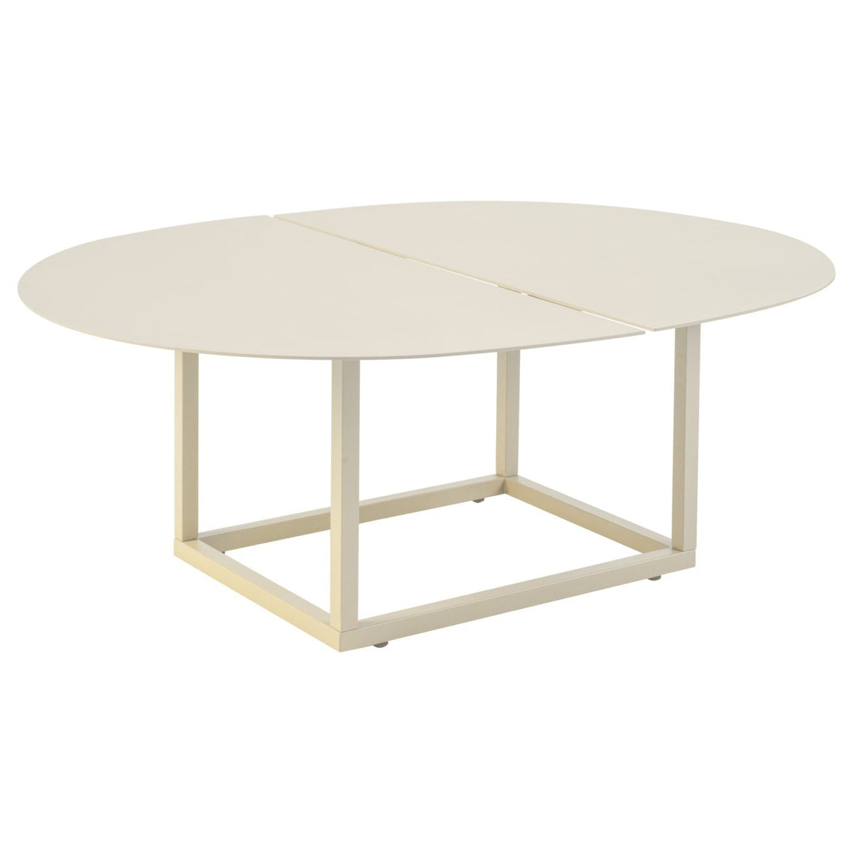 Olive Soffbord 110x80 cm Pearl White