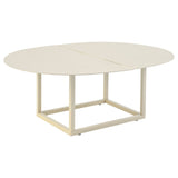 Olive Soffbord 110x80 cm Pearl White
