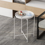 Adelaide Sidobord Vit