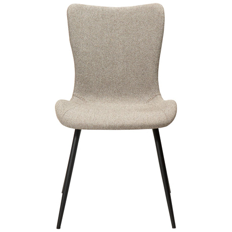 Medusa Stol Pebble Earth Bouclé, Black