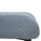 Glam Stol Blue Fog, Antique Brass