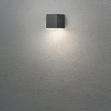 Monza HP-LED 6W Mörkgrå Vägglampa Ute