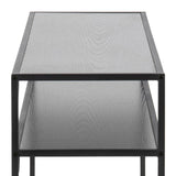 Seaford Konsolbord 79x120x35 cm Svart aska