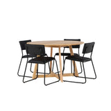 Yakidon, Kenth Rund matgrupp Svart, Brun, ⌀120