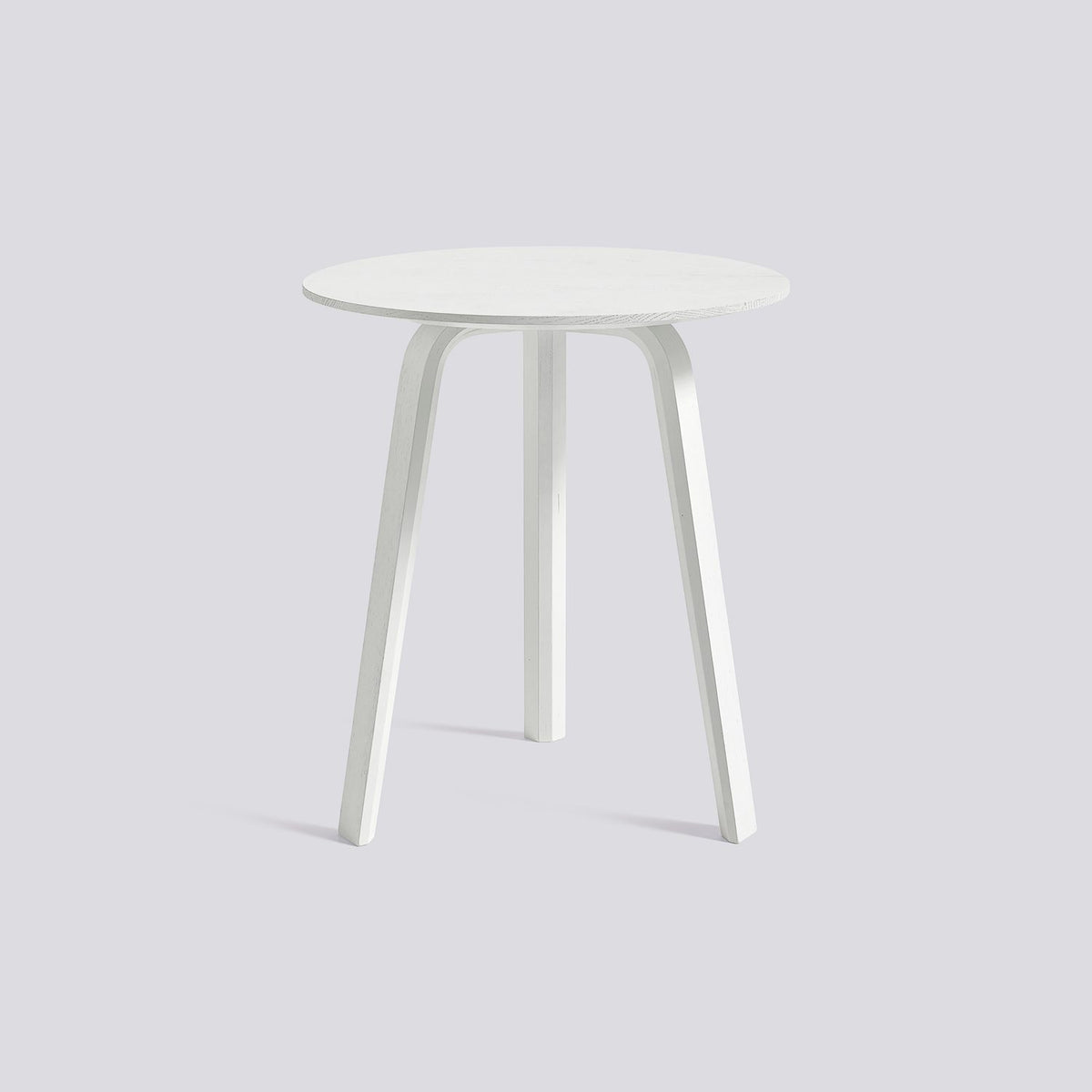 Bella Ø45 × H49 cm Soffbord White – ek med vattenbaserad lack