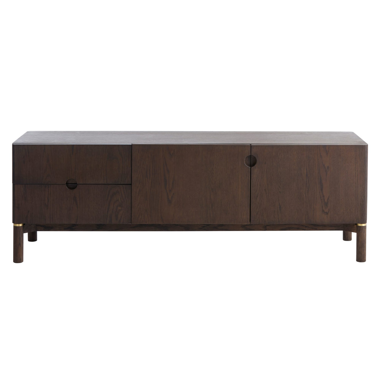 Grant Mediabänk 160 cm Espresso