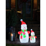 Snögubbe akryl 90cm 200 LED Ljusdekoration Ute