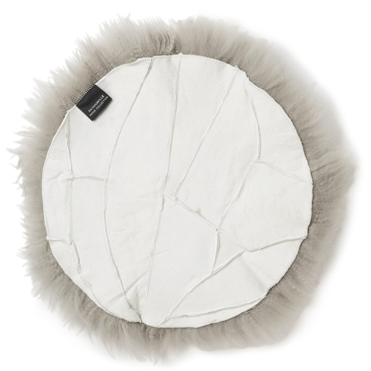 Gently Rund Sittplätt Silver Beige