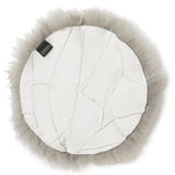 Gently Rund Sittplätt Silver Beige