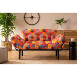 Dakar (155 x 80 x 70 cm) flerfärgad 2-sits bäddsoffa