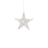 Akryl varmvita LED transparent kabel Julstjärna Inne 24 Lampor