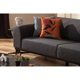 Lima 3-sits (220 x 84 x 77 cm) 3-sits bäddsoffa Antracit