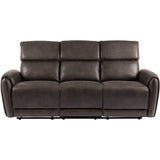 Alice Reclinersoffa 3-Sits Elektrisk Brun