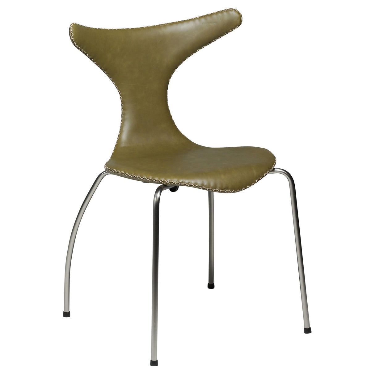 Dolphin Stol Moss Green Art.Leather