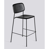 Soft Edge 90 75 cm Barpall Black – ekfaner med vattenbaserad lack