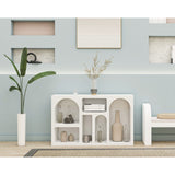 Liva 120 (120 x 74 x 37 cm) Konsol Vit
