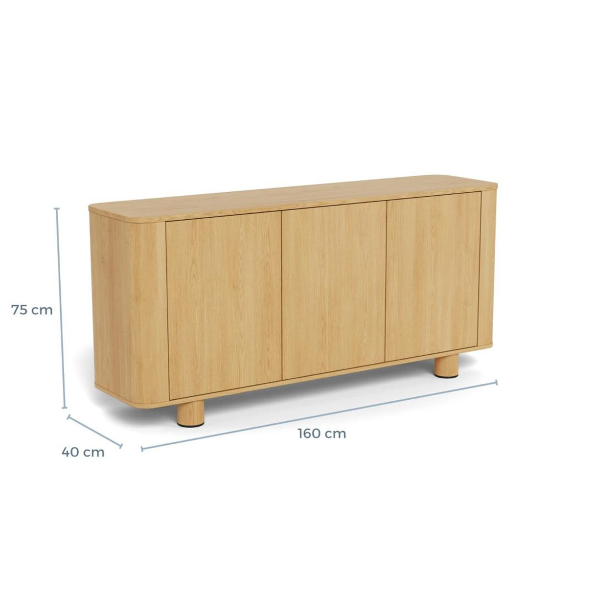 Alturo sideboard Vitpigmenterad
