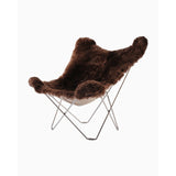Iceland Mariposa Fåtölj Krom, Shorn Brown