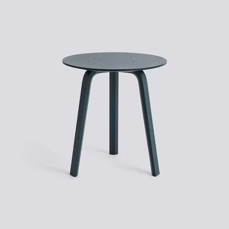 Bella Ø45 × H49 cm Soffbord Blue charcoal – ek med vattenbaserad lack
