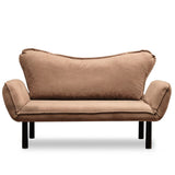 Chatto (150 x 75 x 70 cm) 2-sits bäddsoffa Ljusbrun