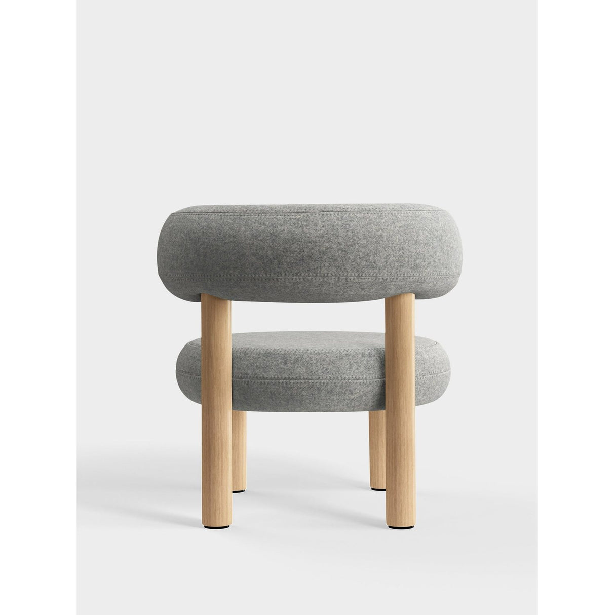 Fat Loungestol Divina Melange Light Grey NAW