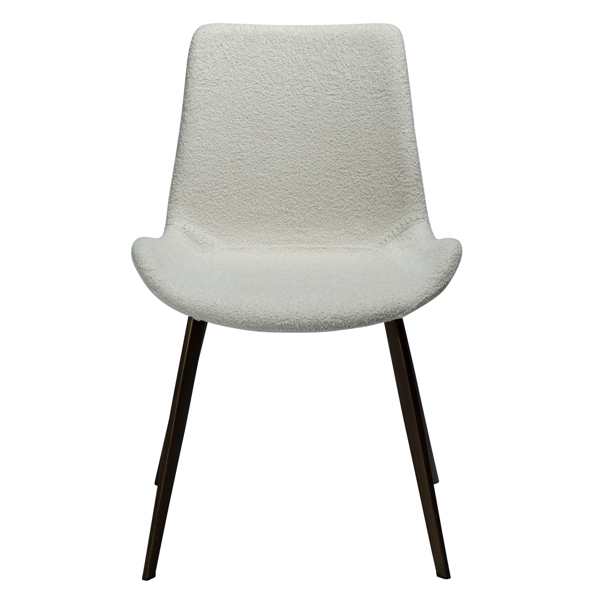 Hype Stol Dove Bouclé, Antique Brass