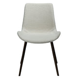 Hype Stol Dove Bouclé, Antique Brass