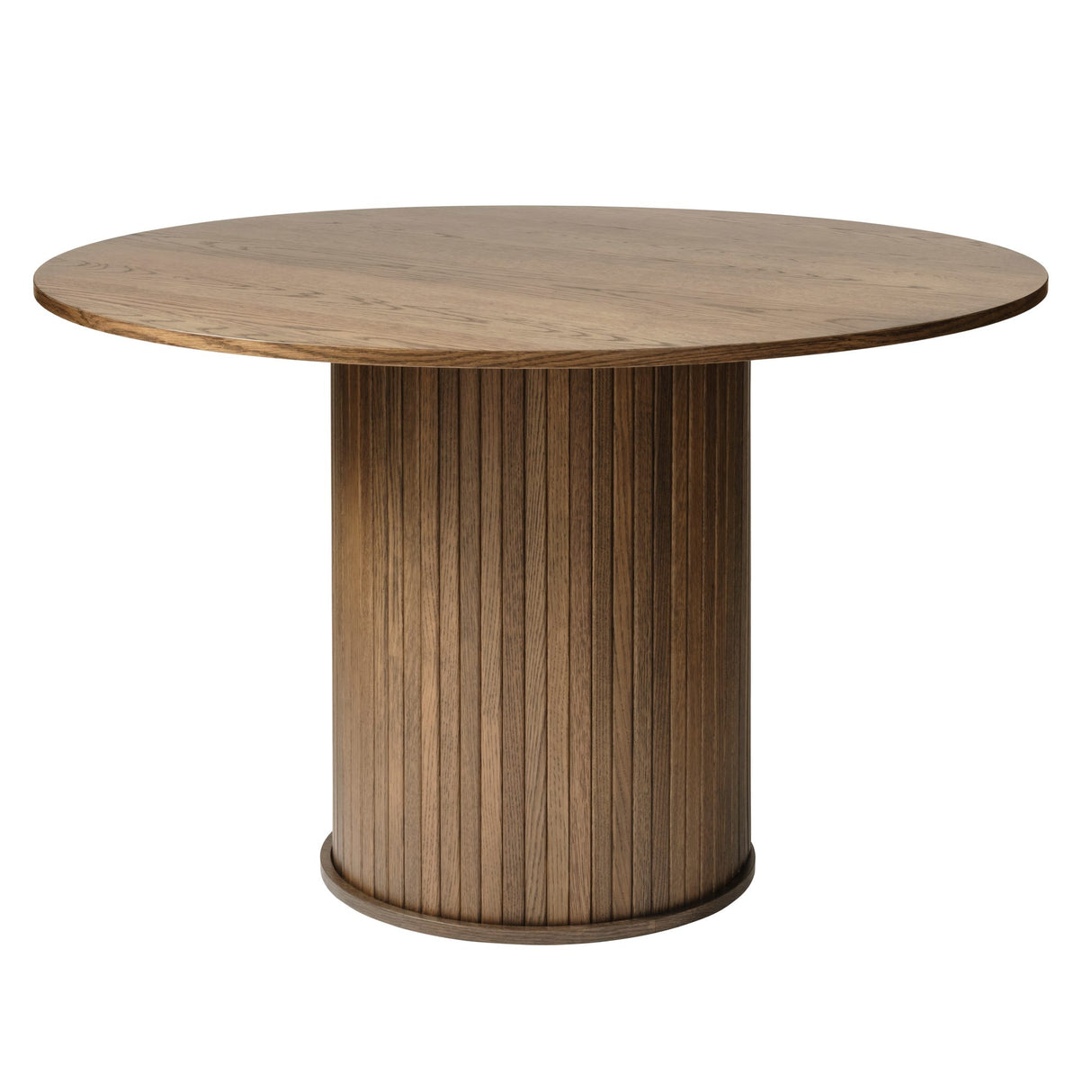 Accento Ø120 cm Matbord Rökt