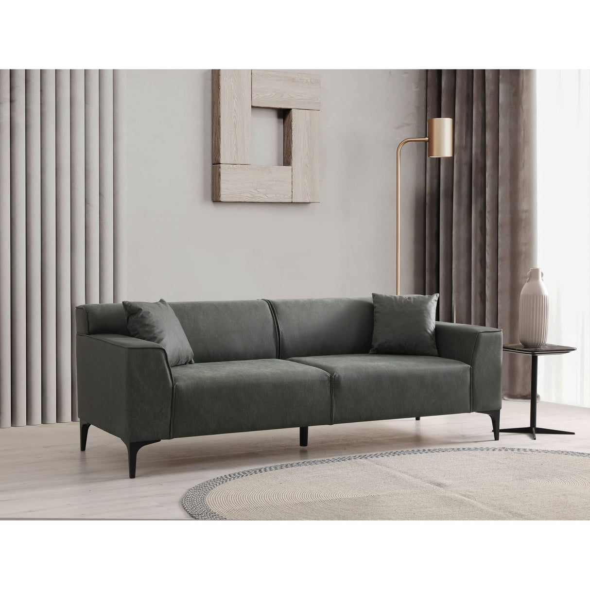 Piccolito 3-sits soffa Grön