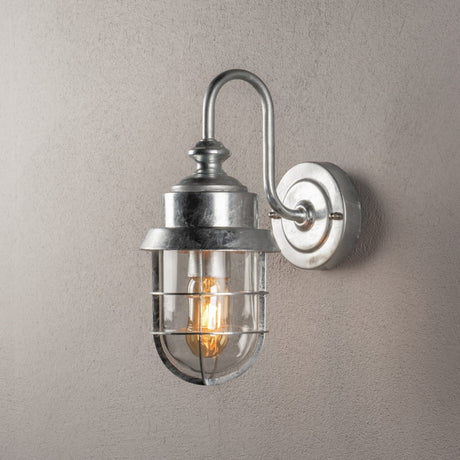 Cerignola E27 Vägglampa Ute Galvaniserad