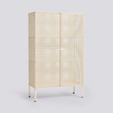 Perforated Cabinet stort 89 × 40 × 146,5 cm Skåp Eggshell