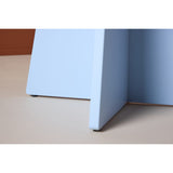 Bootcut Runt matbord Blå, MDF, ⌀110