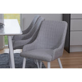 Polar, Plaza Rektangulär matgrupp Grå,Vit, Vit, 180 x 90